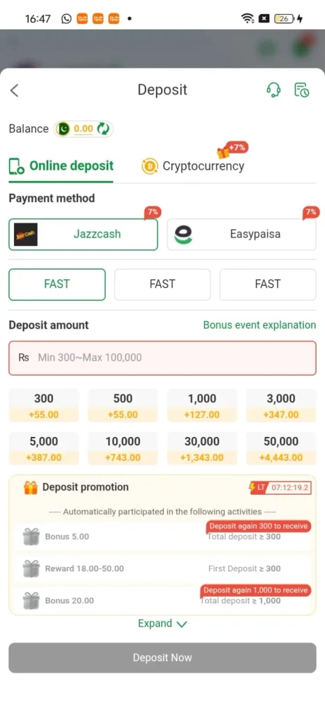 777xk Deposit